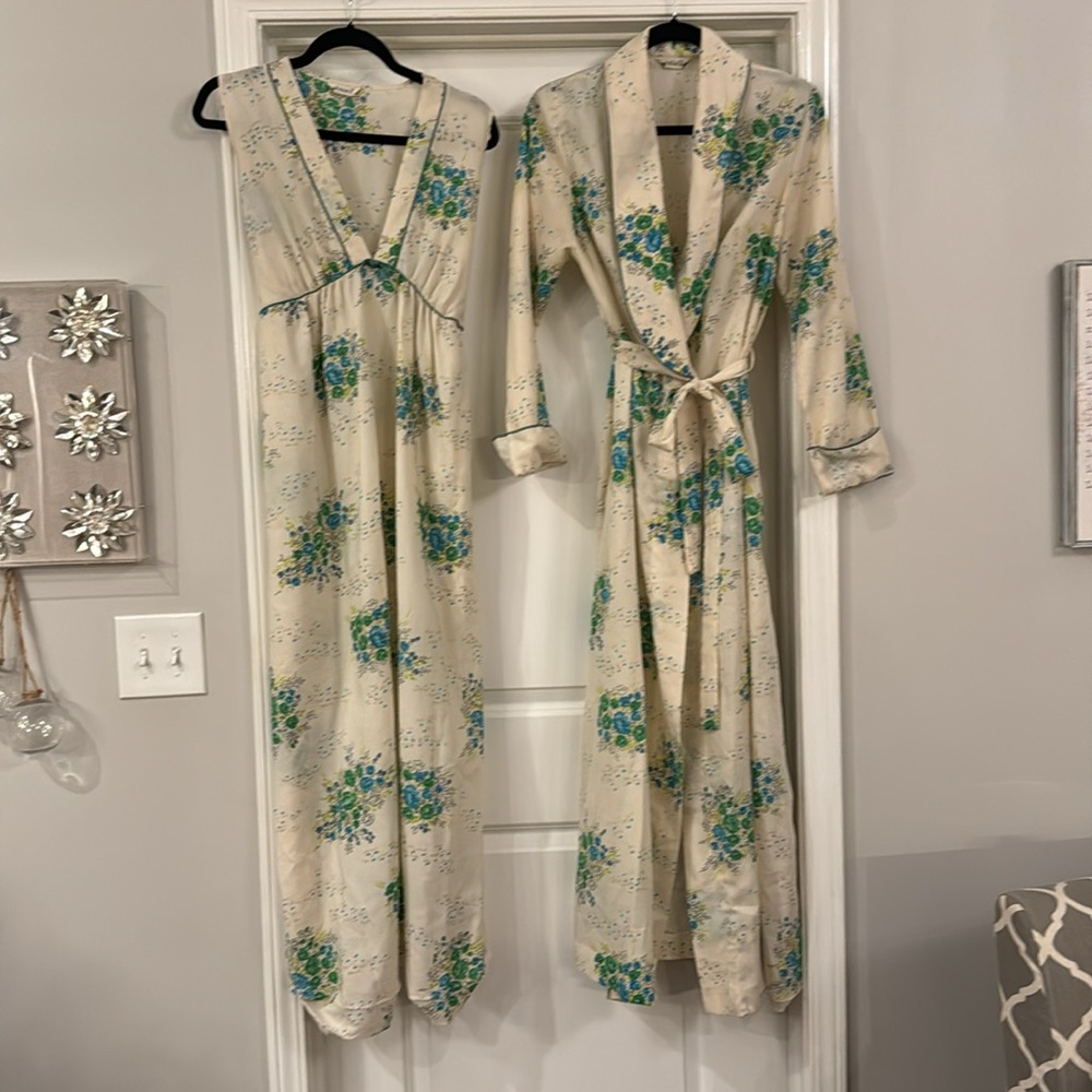 Vintage Dior Nightgown and Robe SetFinal Price Drop!!